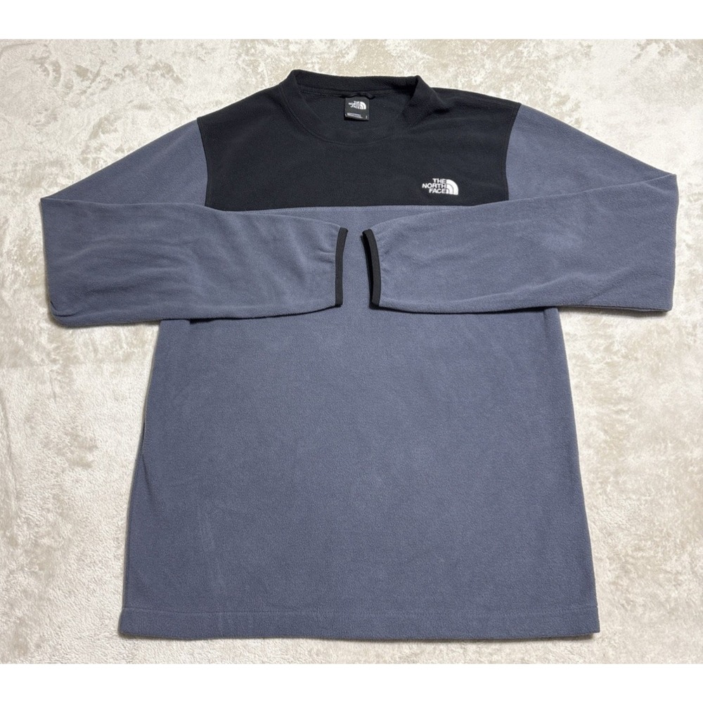 North Face TKA Glacier Crew Sweatshirt Mens Size Small Thermal Fleece Pullover